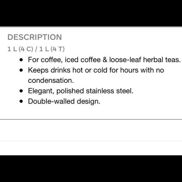 Epicure Kitchen Epicure Stainless Steel French Coffee Bodum Press